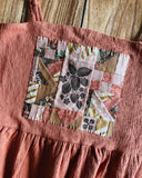 MEDIUM Improv Quilt Mini Dress