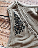SMALL Moth Bodysuit in Fennel Seed