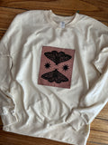 Unisex S Moth Mirror Patch Sweatshirt
