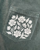 L Blockprinted Floral Pocket T-Shirt 2