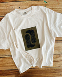XL Cowboy Boots Patch Crop Tee