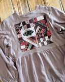 MEDIUM Improv Quilt #3 Reversible Dress