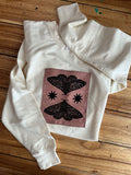 Unisex S Moth Mirror Patch Sweatshirt