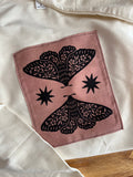 Unisex S Moth Mirror Patch Sweatshirt
