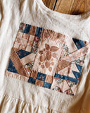 MEDIUM Improv Quilt #2 Reversible Dress