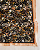 Midnight Garden Silk Scarf