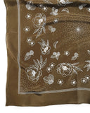 The Classic Floral Silk Scarf