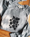 S & M SIZES Strawberry Tie Dye Long Sleeve Pullover