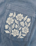 XL Blockprinted Floral Pocket T-Shirt 2