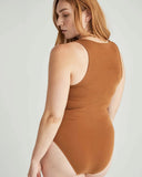 SMALL Moth Bodysuit in Fennel Seed