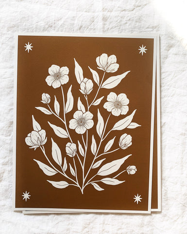 11x14” White Floral Giclee Print