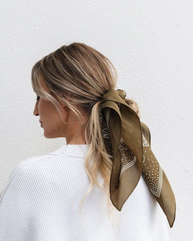 The Classic Floral Silk Scarf