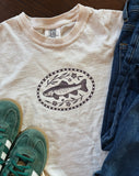 Women’s Folk Mountain Trout Boxy Tee