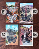 Postcard Prints - Butterfly Moth Stack