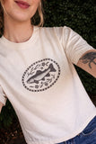 Women’s Folk Mountain Trout Boxy Tee
