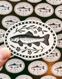 Trout Vinyl Sticker