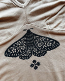 S,M,L Moth Bodysuit in Fennel Seed