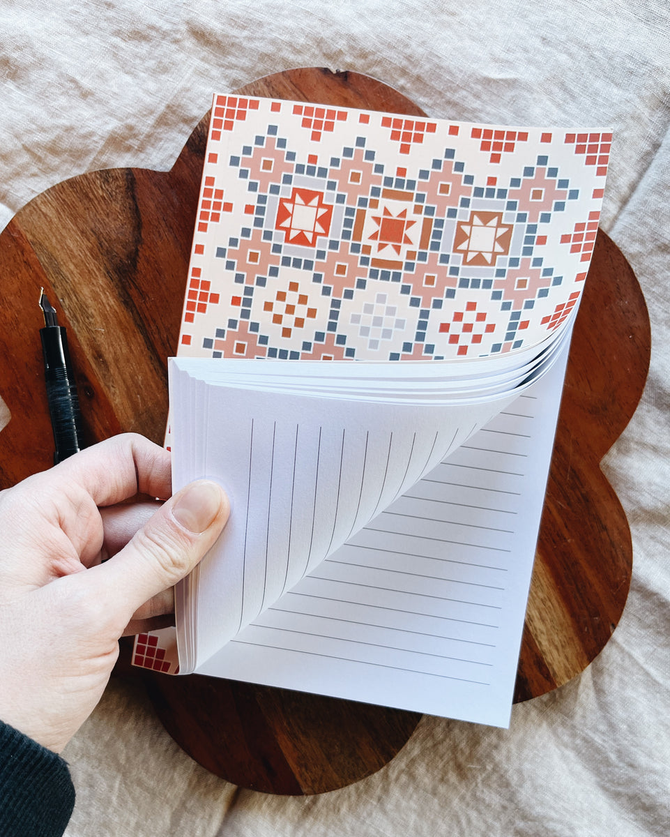 Scandi Tiles Notebook A5 – Flora West Design