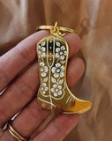 Cowboy Boot Keychain