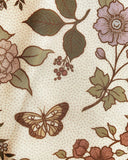 Western Floral & Butterfly 100% Silk Bandana – 23” Square