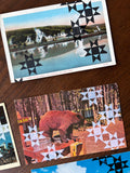 Postcard Prints - Quilt Print Continued (Black & White Ink)