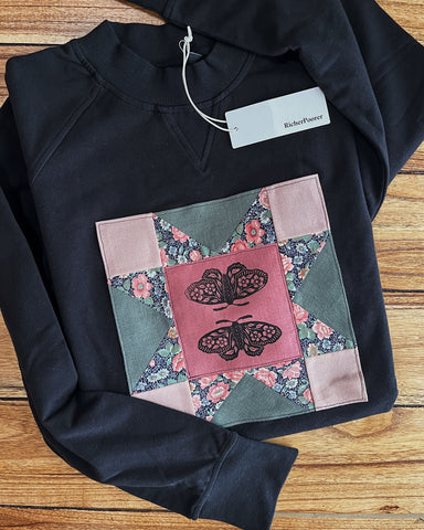 Medium Moth Quilt Sweatshirt #3