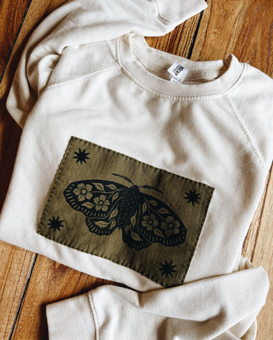 MEDIUM Moth Patch #1 Sweatshirt