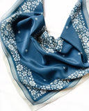 Santorini Floral Silk Scarf