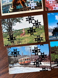 Postcard Prints - Quilt Print Continued (Black & White Ink)