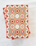 Pixel Quilt Pattern Notebook | A5 Lined Journal for Quilters, Cross Stitch & Crafters | Velvet Touch Illustrated Cover